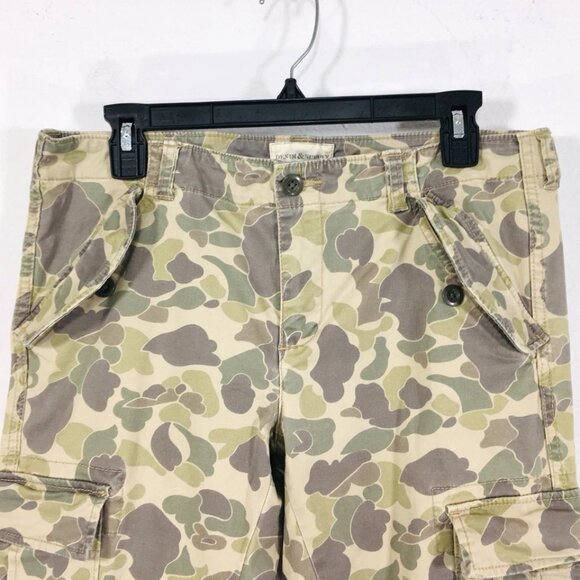 Ralph Lauren Denim & Supply Camo Cargo Pants Women’s 28 Zip Ankles 32X30 Stretch - Picture 3 of 7